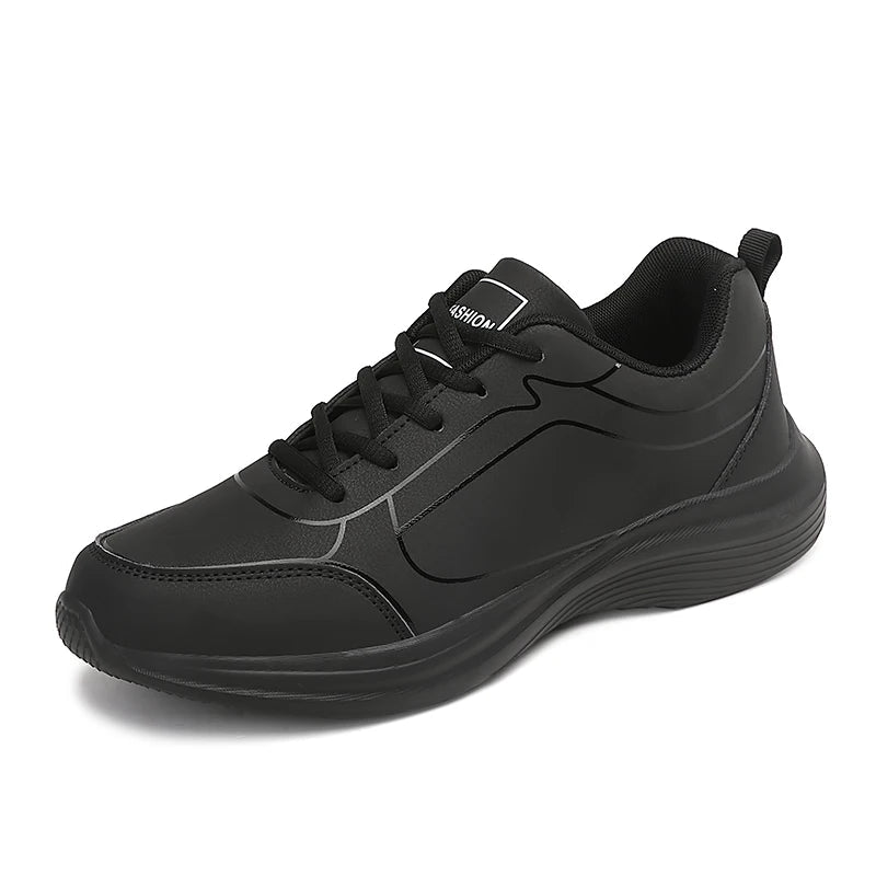 Men’s Waterproof Running Shoes – Lightweight Lace-Up Walking Sneakers with EVA Sole - ORYMERE