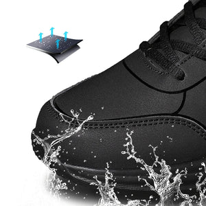 Men’s Waterproof Running Shoes – Lightweight Lace-Up Walking Sneakers with EVA Sole - ORYMERE