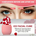 Pink Silicone Ice Roller for Face & Eyes – Reusable Cooling Facial Massager for Skincare - ORYMERE