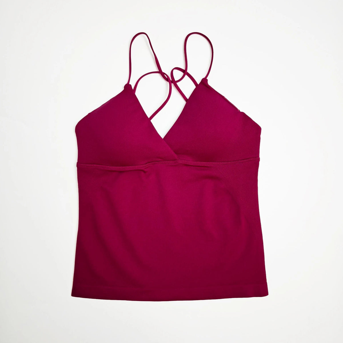 Seamless Twist Front Longline Yoga Top | Women's Gym Workout Vest - ORYMERE