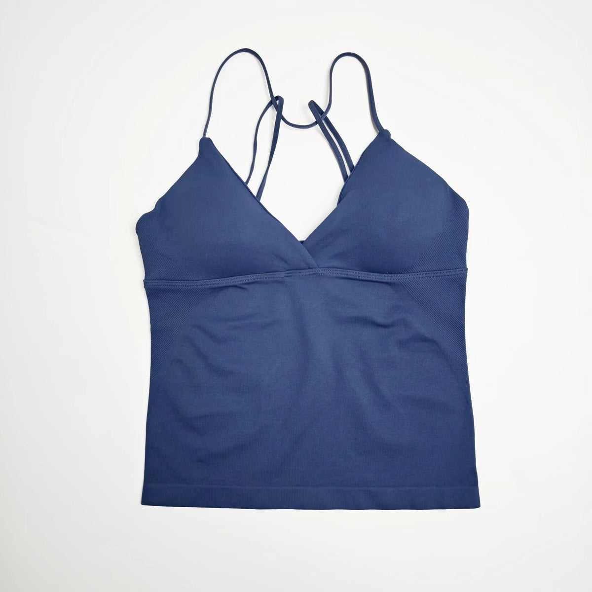 Seamless Twist Front Longline Yoga Top | Women's Gym Workout Vest - ORYMERE