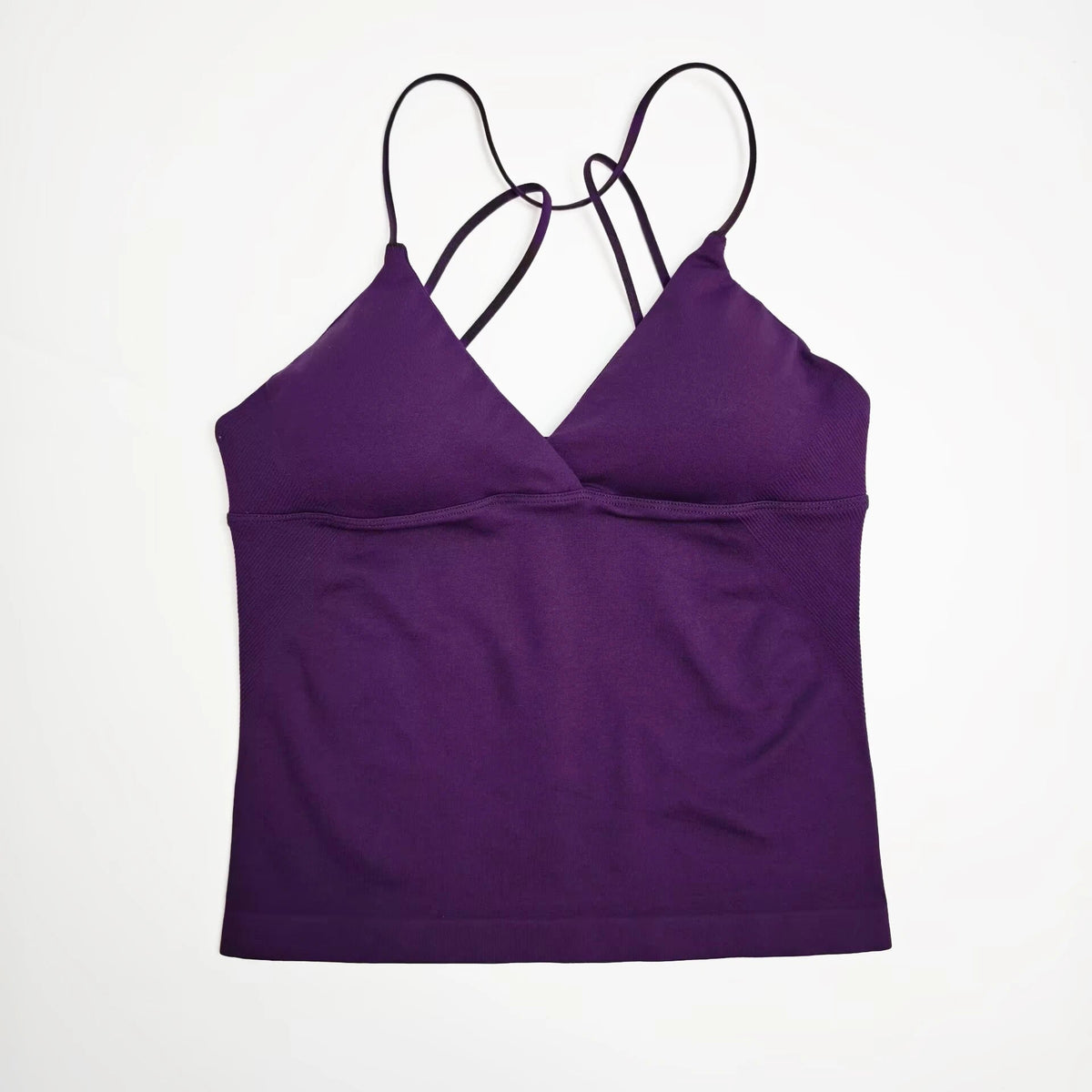 Seamless Twist Front Longline Yoga Top | Women's Gym Workout Vest - ORYMERE