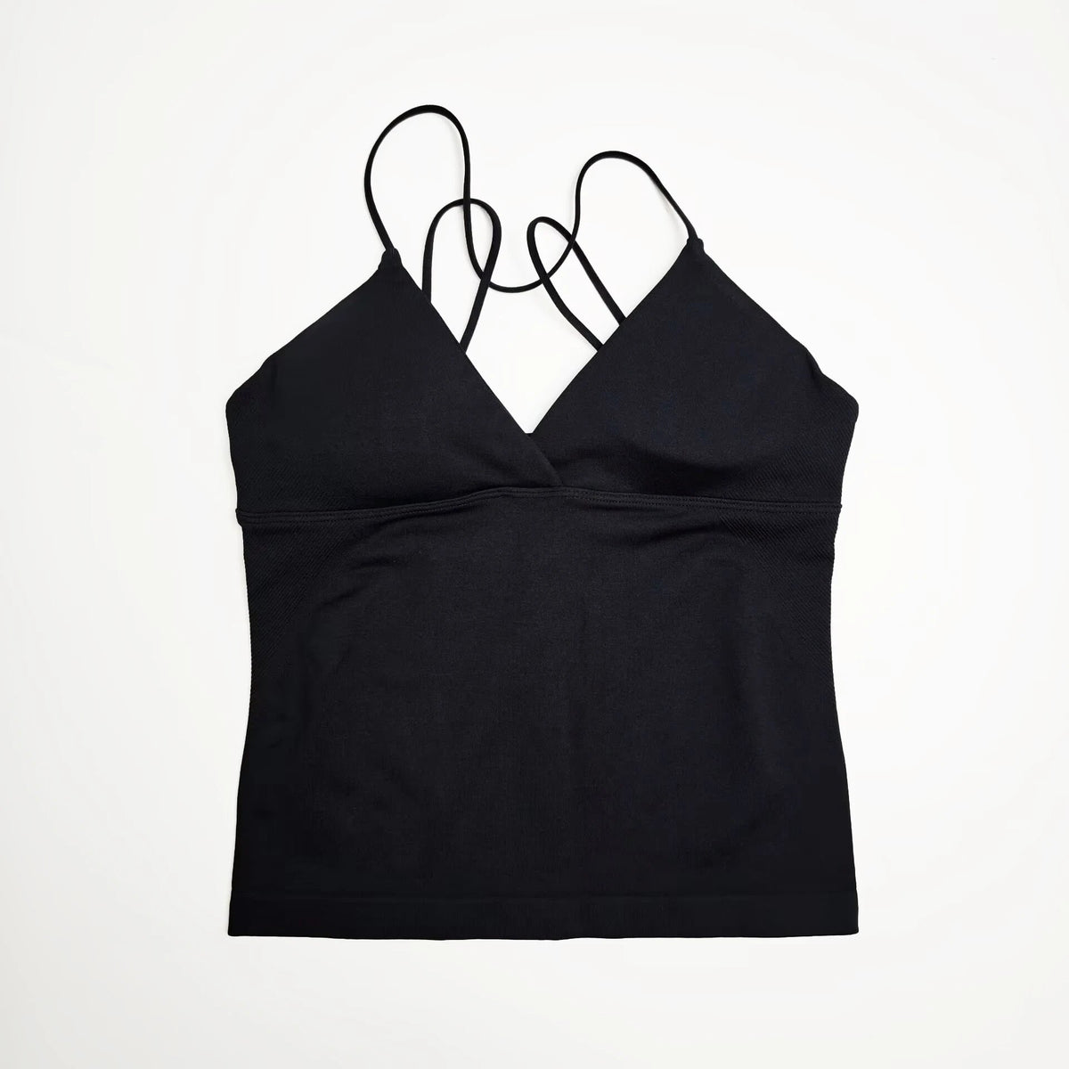 Seamless Twist Front Longline Yoga Top | Women's Gym Workout Vest - ORYMERE