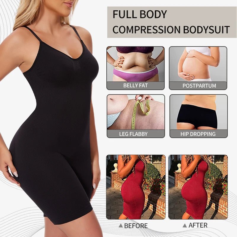 Women's Bodysuit Shapewear Tank Top | Firm Tummy Control Body Shaper - ORYMERE