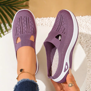 Women’s Canvas Summer Slippers – Breathable Slip-On Indoor Outdoor Casual Shoes - ORYMERE