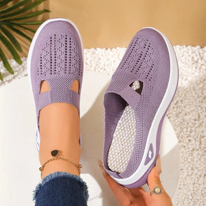 Women’s Canvas Summer Slippers – Breathable Slip-On Indoor Outdoor Casual Shoes - ORYMERE
