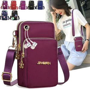 Women's Crossbody Mobile Phone Bag | 3-Layer Wallet & Neck Pouch - ORYMERE