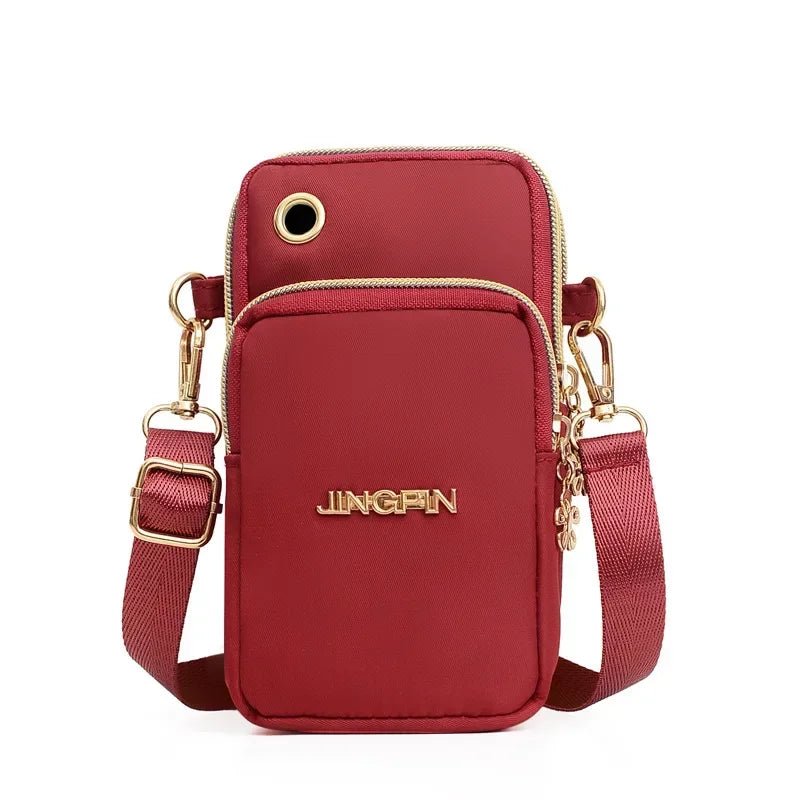 Women's Crossbody Mobile Phone Bag | 3-Layer Wallet & Neck Pouch - ORYMERE
