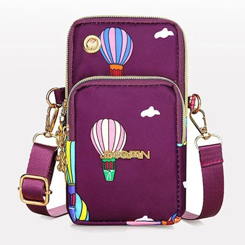 Women's Crossbody Mobile Phone Bag | 3-Layer Wallet & Neck Pouch - ORYMERE