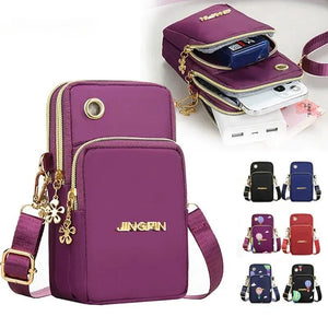 Women's Crossbody Mobile Phone Bag | 3-Layer Wallet & Neck Pouch - ORYMERE