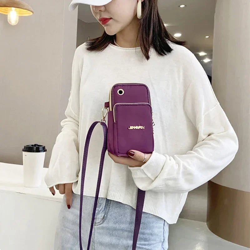 Women's Crossbody Mobile Phone Bag | 3-Layer Wallet & Neck Pouch - ORYMERE