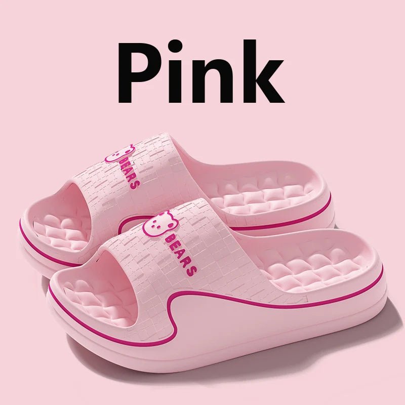 Women’s Cute EVA Home Slippers – Cartoon Non-Slip Bathroom & Beach Sandals - ORYMERE