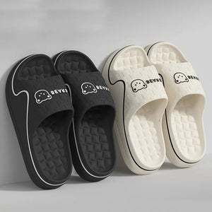 Women’s Cute EVA Home Slippers – Cartoon Non-Slip Bathroom & Beach Sandals - ORYMERE