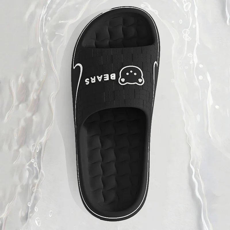 Women’s Cute EVA Home Slippers – Cartoon Non-Slip Bathroom & Beach Sandals - ORYMERE