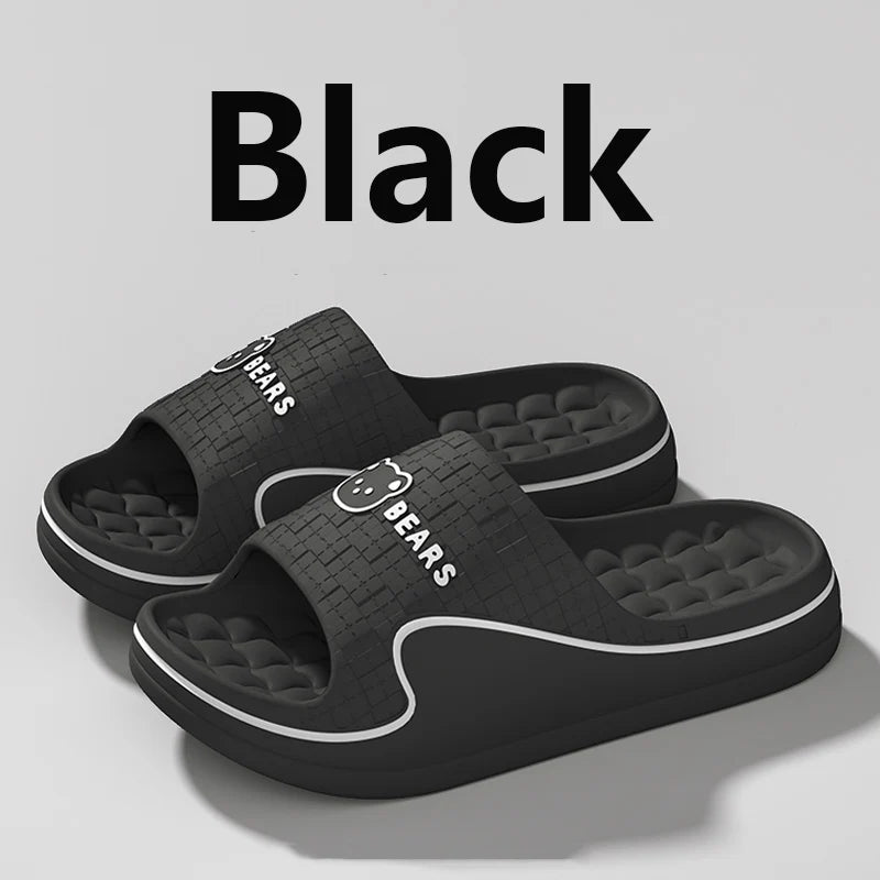 Women’s Cute EVA Home Slippers – Cartoon Non-Slip Bathroom & Beach Sandals - ORYMERE