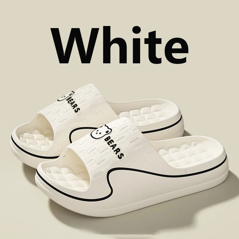 Women’s Cute EVA Home Slippers – Cartoon Non-Slip Bathroom & Beach Sandals - ORYMERE
