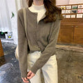 Women’s Knit Cardigan Sweater – Single Breasted Long Sleeve Lightweight Fall Winter Layer - ORYMERE